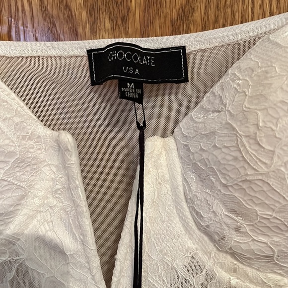 Chocolate USA bodysuit - size medium NWT - Picture 3 of 6